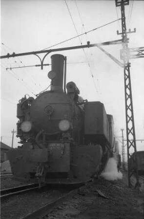 Vorübergehender Einsatz von Dampflokomotiven der Albtalbahn im Zusammenhang mit den Umbauarbeiten zur Modernisierung der Albtalbahn.
