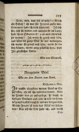 Neunzehnter Brief.