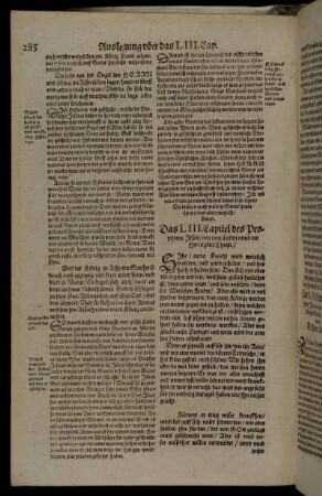 Das LIII. Capitel des Propheten Jesaie/ von dem Leiden unnd der Herrligkeit Christi.