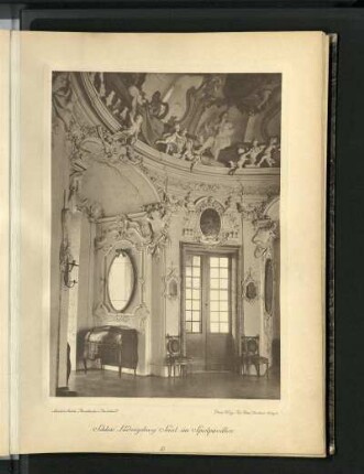 Schloss Ludwigsburg. Saal im Spielpavillon