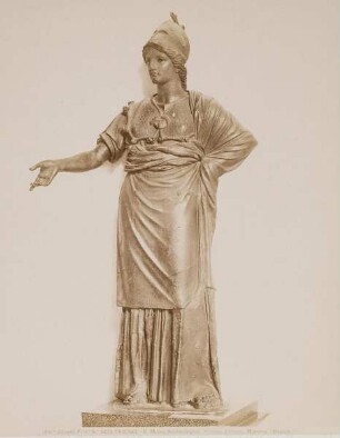 Minerva (Athene), etruskische Bronze, Museo Archeologico, Florenz