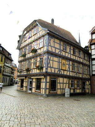 Schmalkalden: Fachwerkhaus in der Altstadt