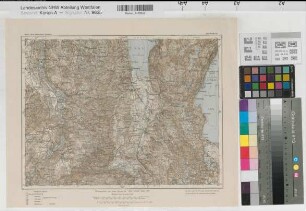Deutsches Reich Karte des Deutschen Reiches Nr. 650 Weilheim 1904 1 : 100 000 28 x 37 Topographisches Bureau des Bayerischen Generalstabs Benkhausen