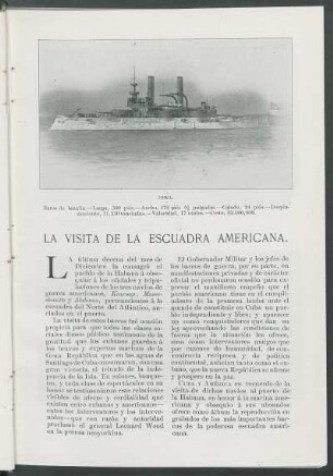 Iowa. [Fotografía] : Barco de batalla [de la marina americana].