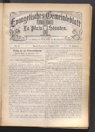 No. 49. 6. December 1916. 22. Jahrgang