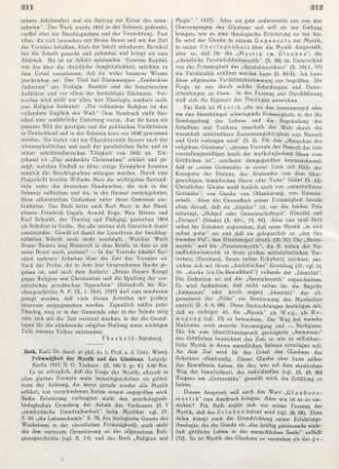 211-213 [Rezension] Beth, Karl, Frömmigkeit der Mystik und des Glaubens