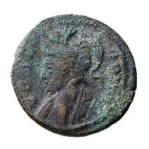 Münze, Follis, Aes 3, 330 - 331 n. Chr.