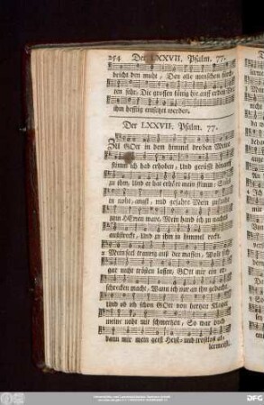 Der LXXVII. Psalm. 77.