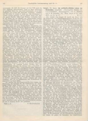 336-337 [Rezension] Seipel, Ignaz, Die wirtschafts-ethischen Lehren der Kirchenväter, dargestellt