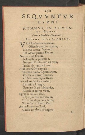 Sequuntur Hymni.
