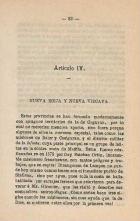 Artículo IV
