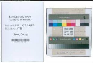 Entnazifizierung Georg Lissel , geb. 00.00.0000 ()