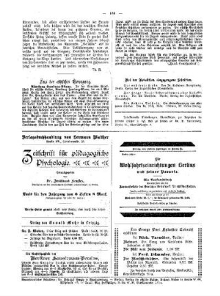 Aus der ethischen Bewegung