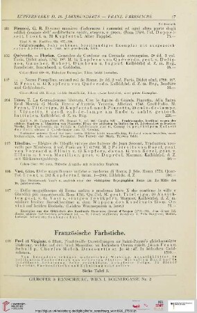 Französische Farbstiche (Nr. 108)