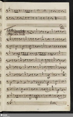 1409. Quartetto: Dorina mia carina / Sarti, G.