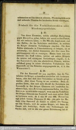 Einheit für die Verhältnisszahlen oder Mischungsgewichte