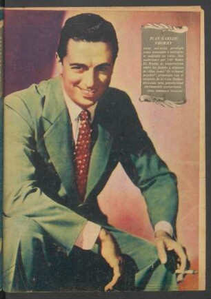 [Fotografía de] Juan Carlos Thorry