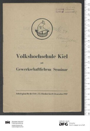 Programm 2. Semester 1947