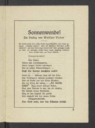 Sonnenwende!