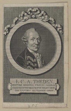 Bildnis des I. C. A. Theden