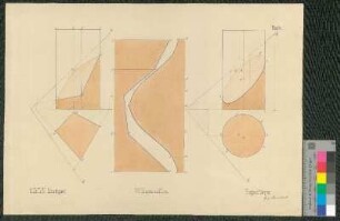 Darstellende Geometrie, geschnittene Körper