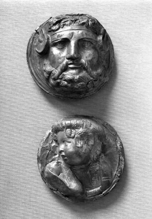Phalera mit den Kopf eines jugendlichen Satyrs