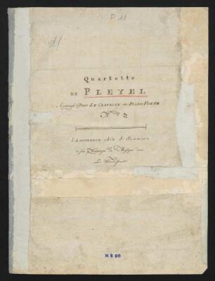 Quartetto pour le clavecin ou piano forte, Nr. 3