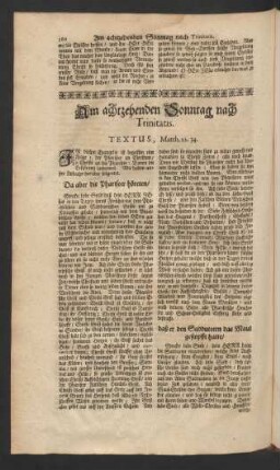 Am achtzehenden Sonntag nach Trinitatis