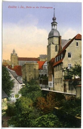 Colditz. Schlossgasse