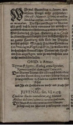 [Diverse Zitate (Ovid, Juvenal ...)]