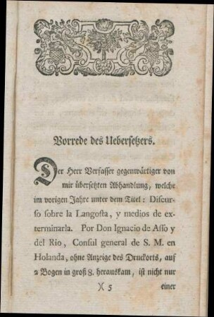 Vorrede des Uebersetzers.