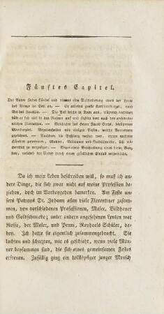 Fünftes Capitel