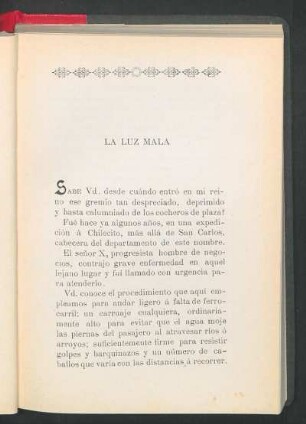 La luz mala