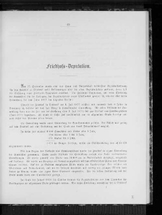 Friedhofs-Deputation.