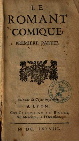 Le Romant Comique, 1