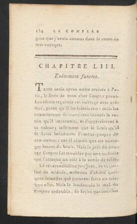 Chapitre LIII. Evénement funeste