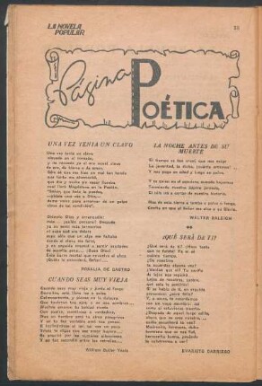 Página Poética