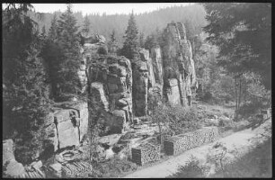 Schwarzwassertal. Teufelsmauer