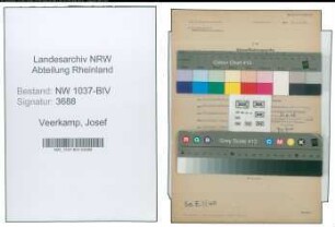 Entnazifizierung Josef Veerkamp , geb. 18.08.1892 (Torfwerkmeister)