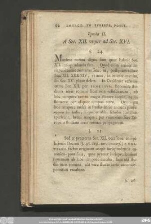 Epocha II. A Sex. XII. usque ad Sec. XVI.