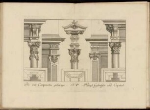 №.P. Die zur Composita gehörige Haupt Gesimbser und Capitæl.