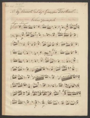 Konzerte; vl, strings; B-Dur; CapT 543/36; D 119