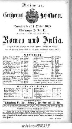 Romeo und Julia