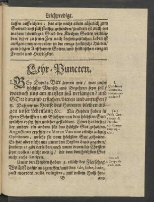 Lehr-Puncten.
