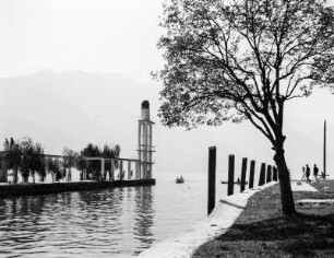 Riva del Garda, Sprungturm im Spiagga Olivi