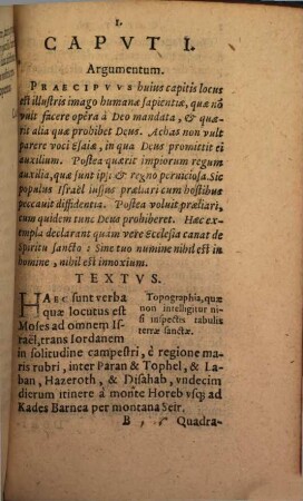 ... Liber Moysi : Ad Ebraicam Veritatem Recognitvs Et argumentis atque scholiis illustratus, 5. Qvi Inscribitvr Devteron