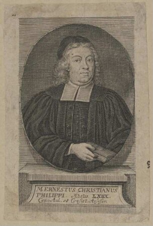 Bildnis des Ernestus Christianus Philippi