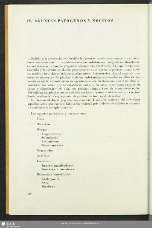 IV. Agentes Patogenos Y Nocivos