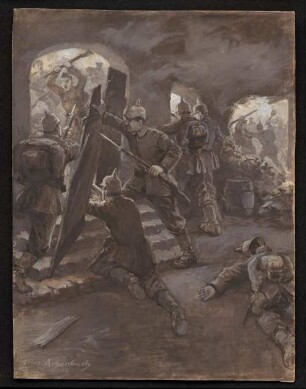 Aquarelle und Steinzeichnungen