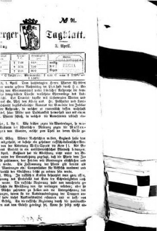 Bamberger Tagblatt. 1877, [2] = April - Juni